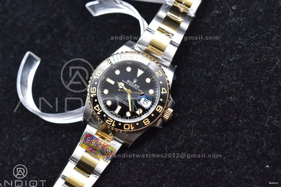 VR3186 Tone YG 116713 Two SS II Steel 904L Clean 1:1 Edition GMT-Master Best 0518